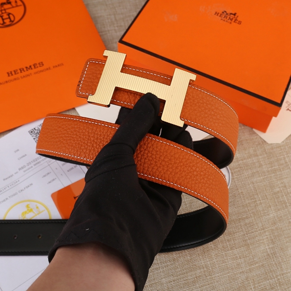 エルメス激安ベルト角部分ディテール